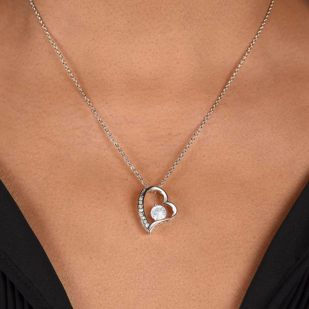 To My Soulmate Necklace, Romantic Gift for Her, Love Message Card Jewelry, Anniversary Gift, Wife or Girlfriend Gift, Heart Necklace