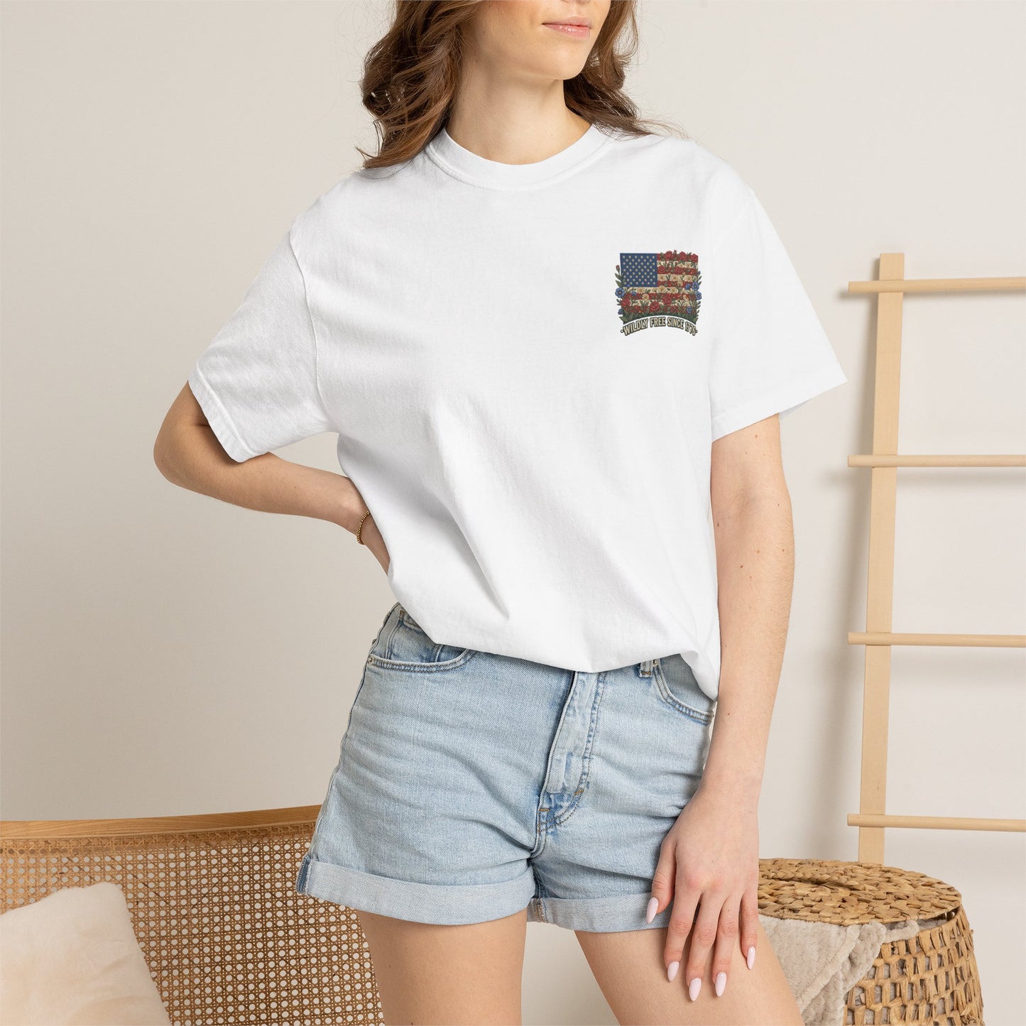 Wildly Free Since 1776 Flag T-Shirt