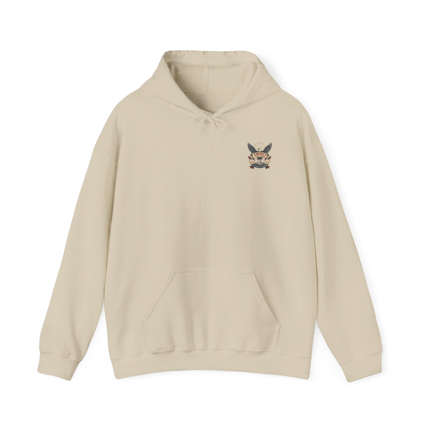 America 1776-2026 Eagle Hoodie – 250 Years of Freedom Patriotic Sweatshirt