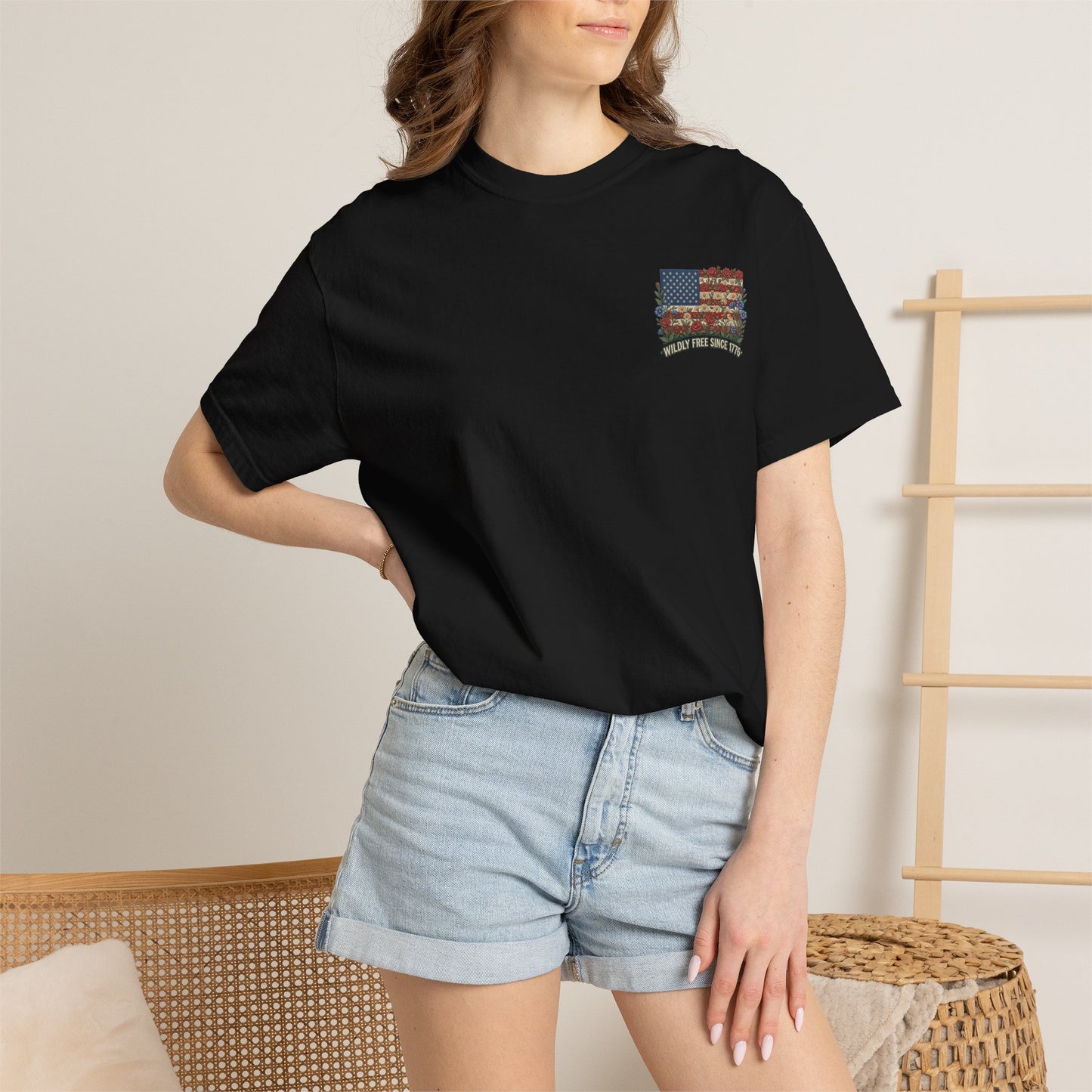 Wildly Free Since 1776 Flag T-Shirt