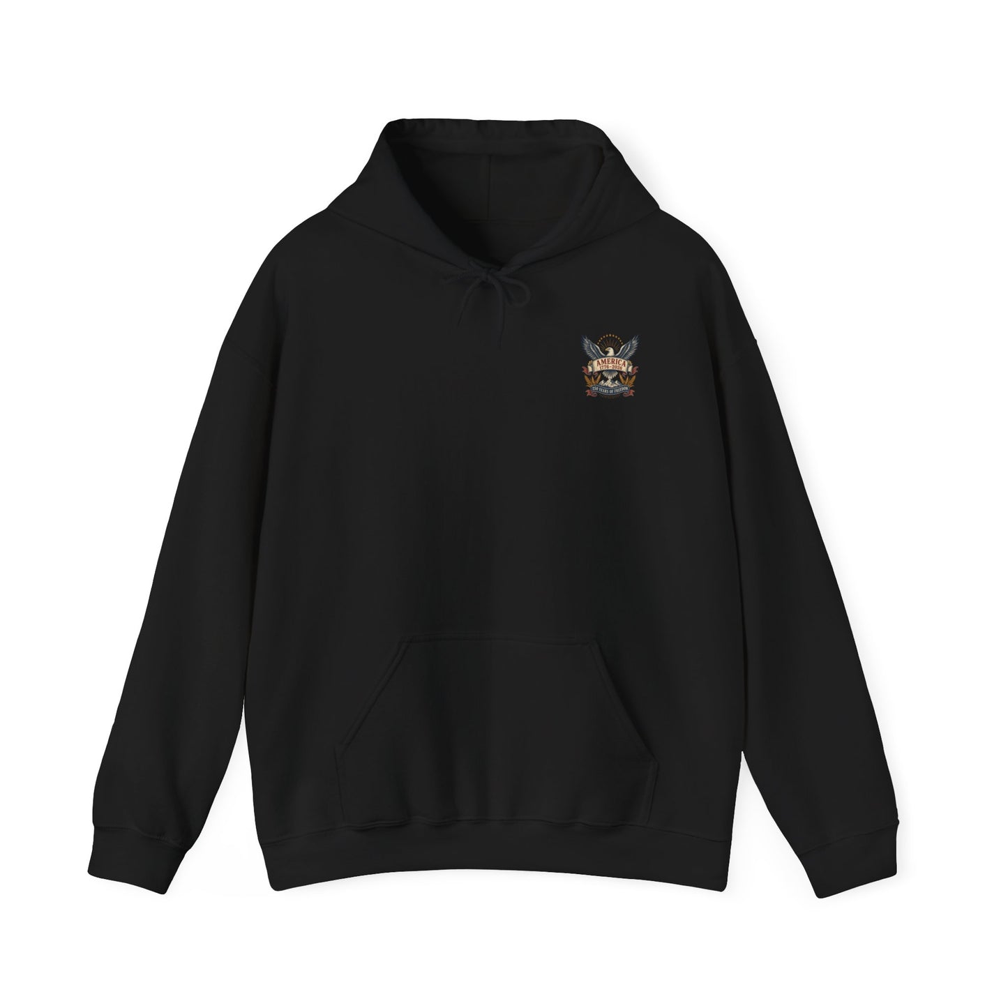 America 1776-2026 Eagle Hoodie – 250 Years of Freedom Patriotic Sweatshirt