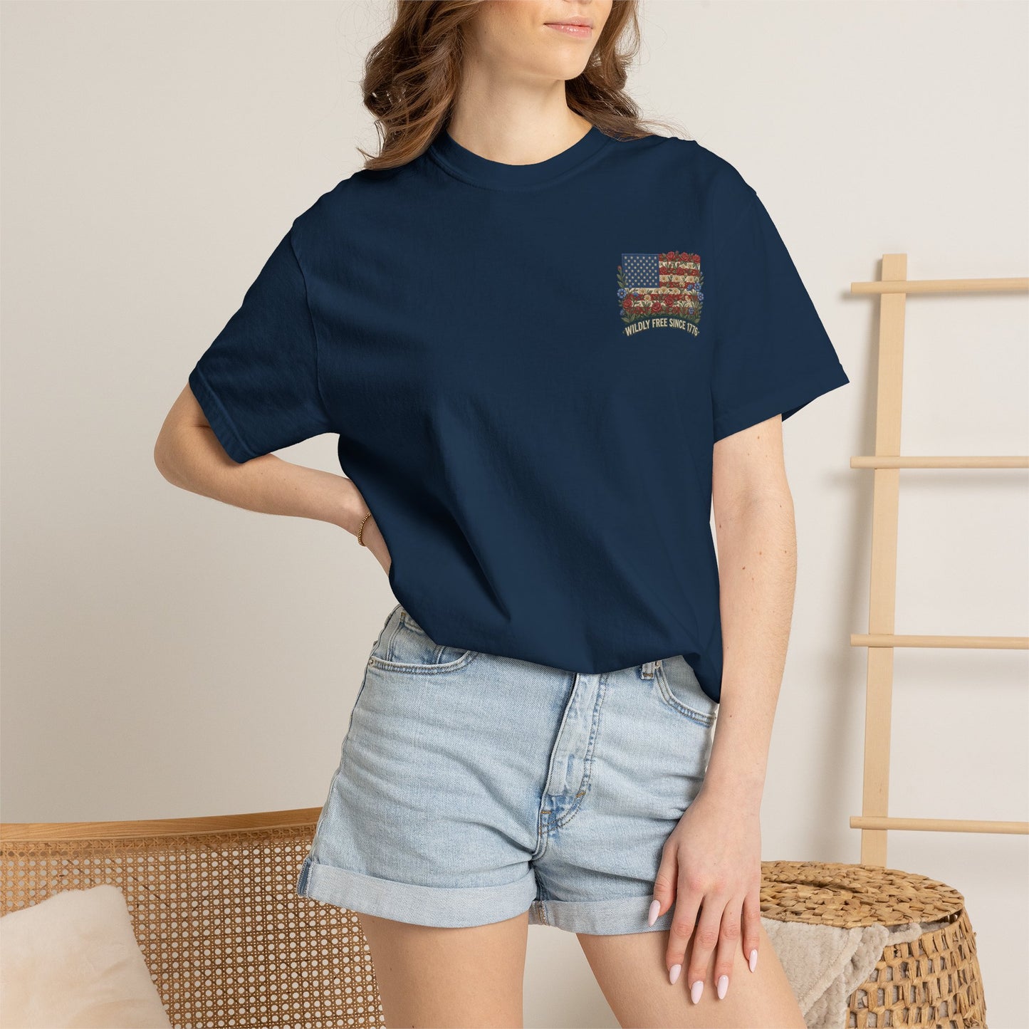 Wildly Free Since 1776 Flag T-Shirt