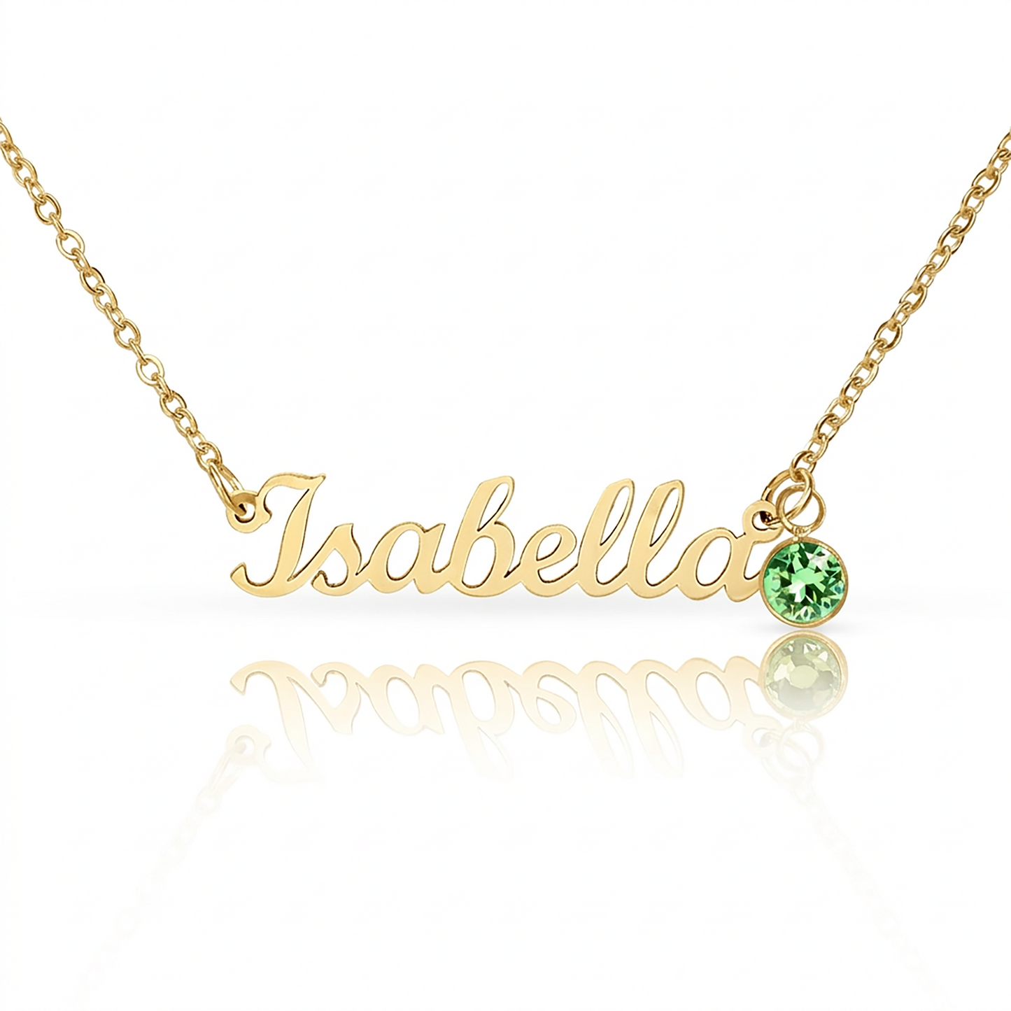 Personalized Name Necklace with Birthstone – Custom Cursive Jewelry Gift for Mom, Wife, Daughter