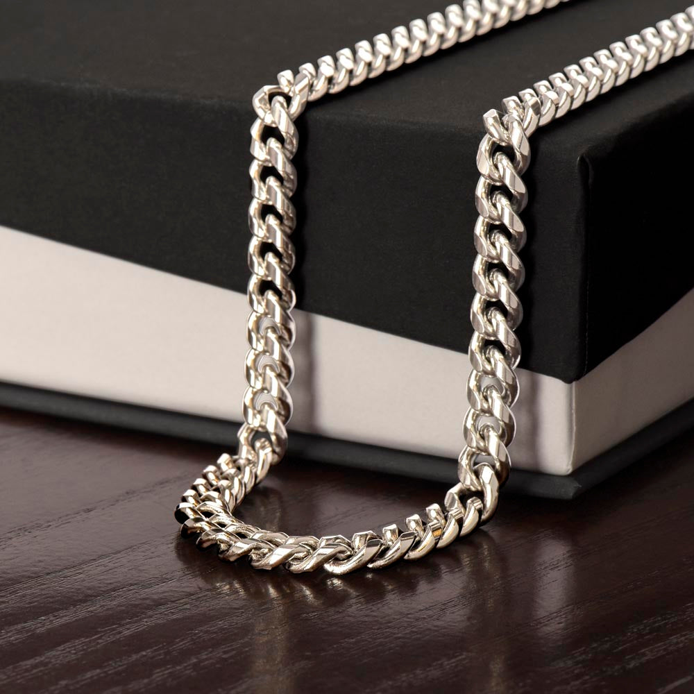 Cuban Link Chain Necklace – 5mm Stainless Steel | Classic Men's Chain (18–22")