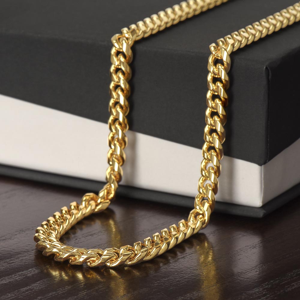 Cuban Link Chain Necklace – 5mm Stainless Steel | Classic Men's Chain (18–22")