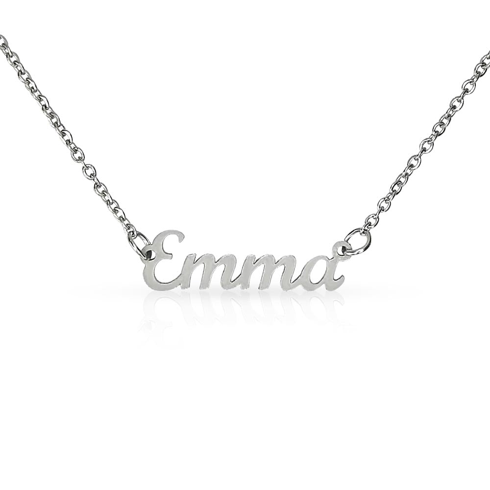 Personalized Name Necklace – Custom Cursive Name Jewelry Gift for Her