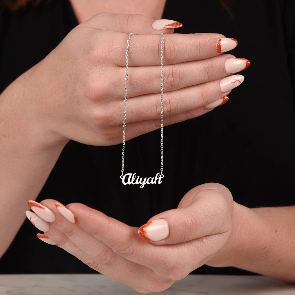 Personalized Name Necklace – Custom Cursive Name Jewelry Gift for Her