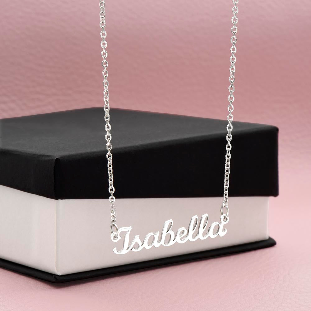 Personalized Name Necklace – Custom Cursive Name Jewelry Gift for Her