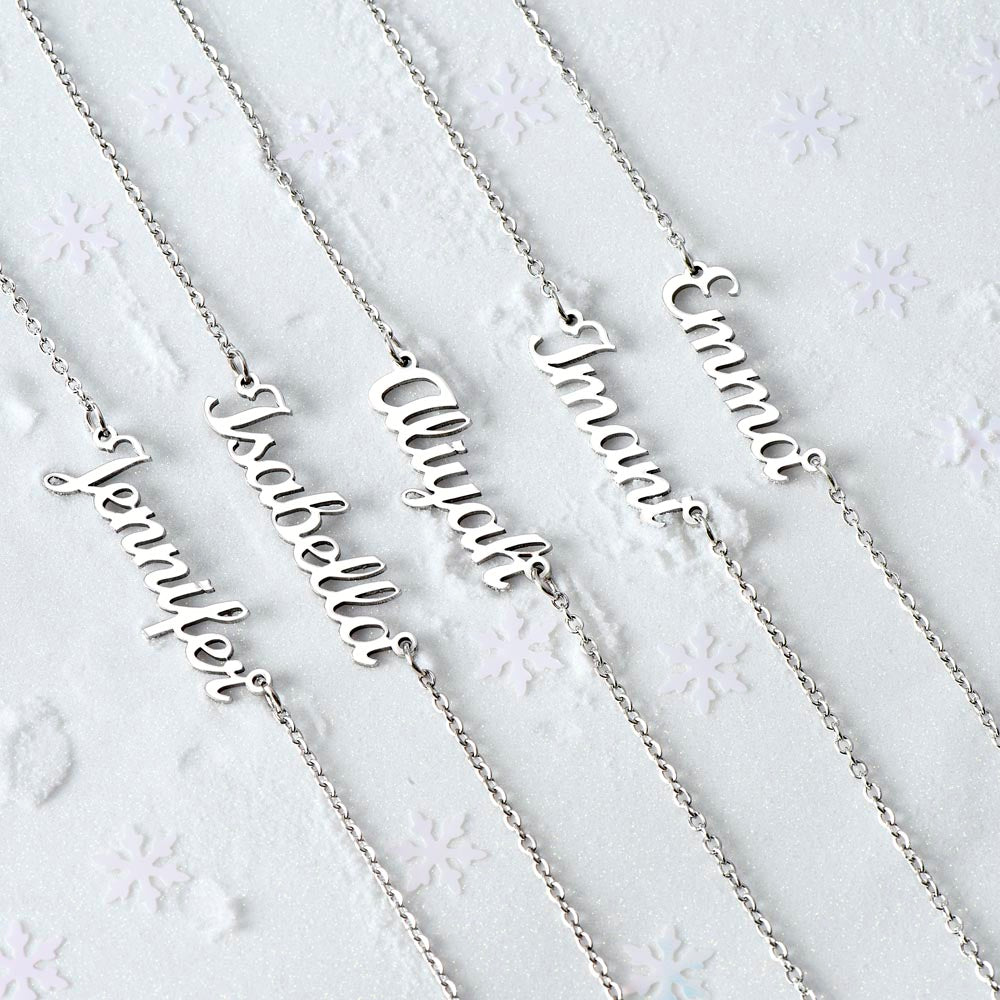 Personalized Name Necklace – Custom Cursive Name Jewelry Gift for Her
