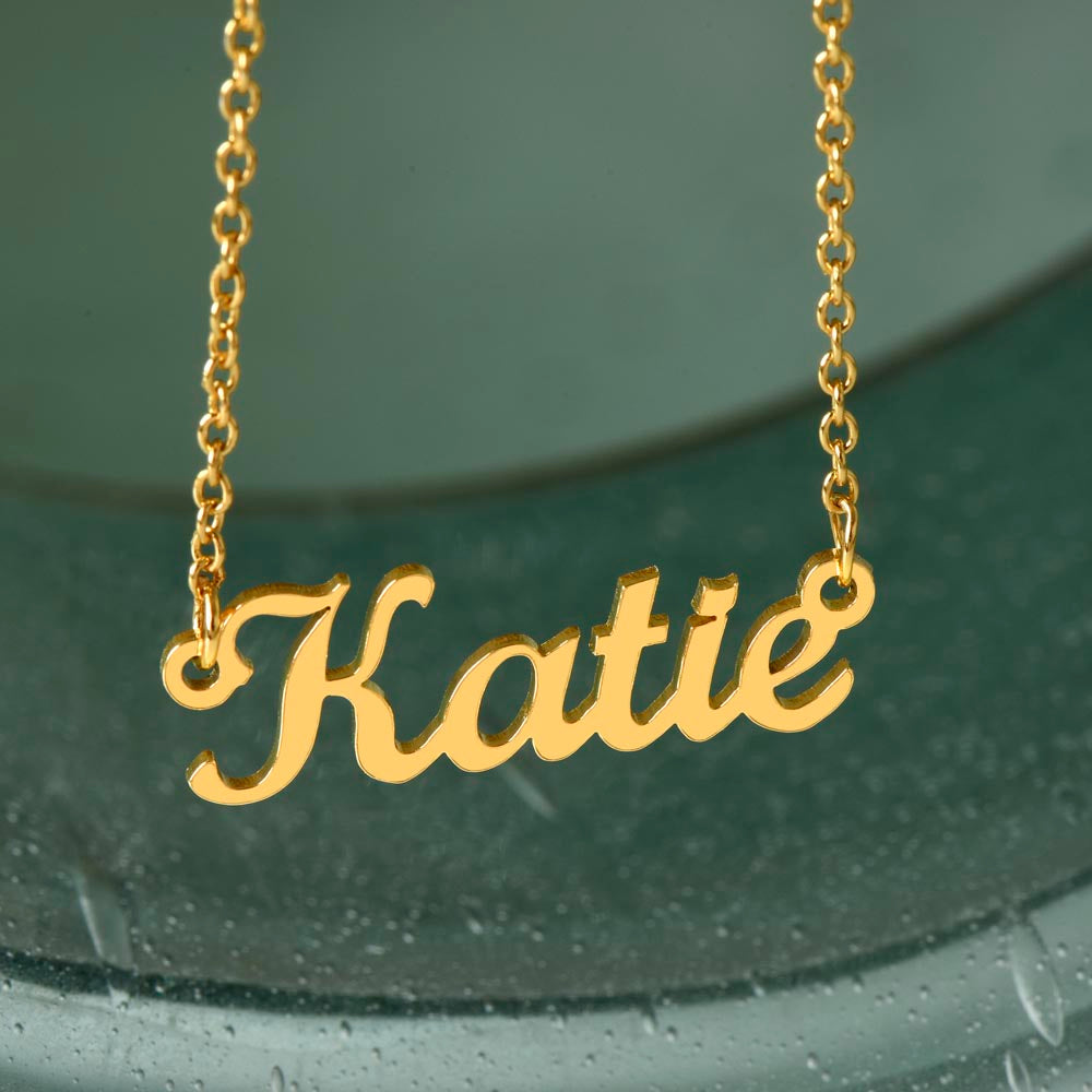 Personalized Name Necklace – Custom Cursive Name Jewelry Gift for Her