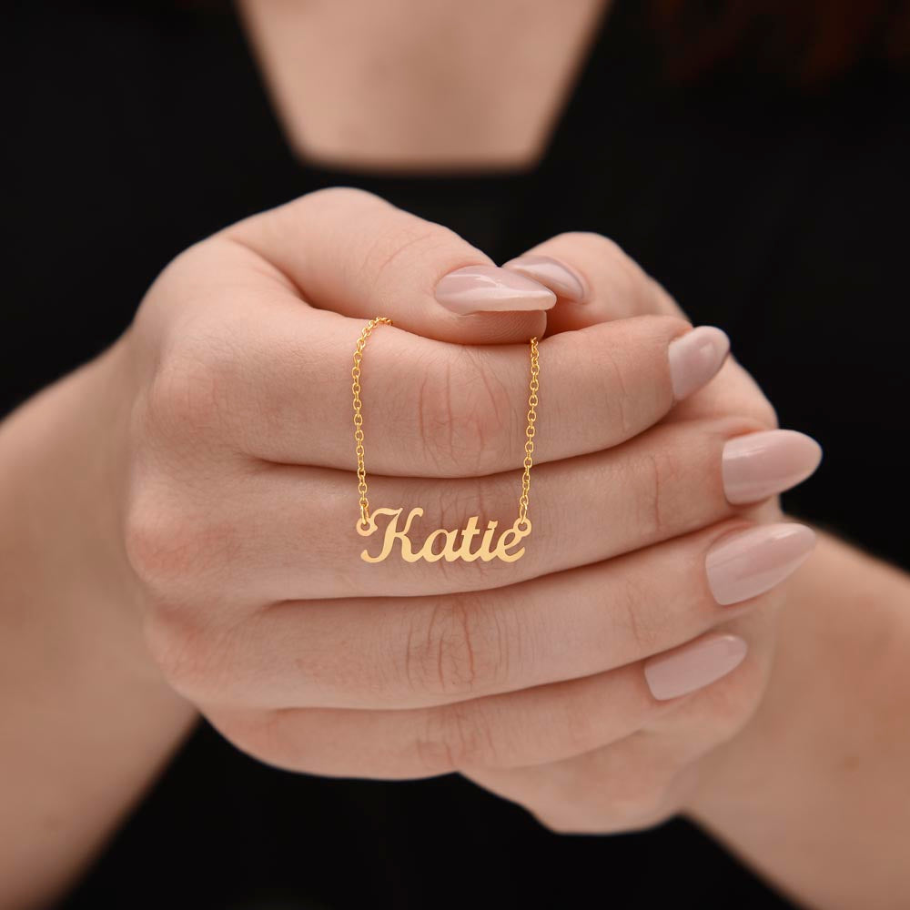 Personalized Name Necklace – Custom Cursive Name Jewelry Gift for Her
