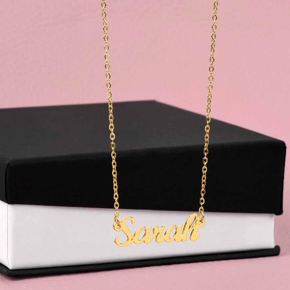 Personalized Name Necklace – Custom Cursive Name Jewelry Gift for Her