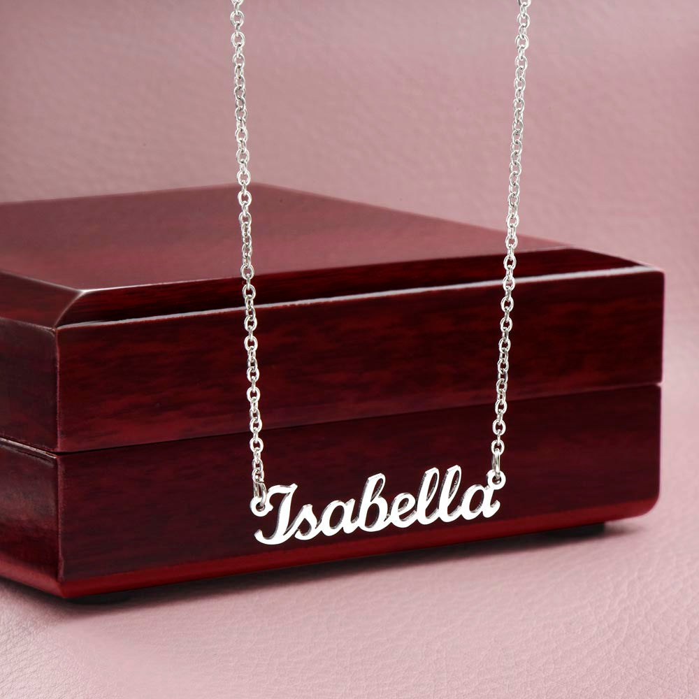 Personalized Name Necklace – Custom Cursive Name Jewelry Gift for Her
