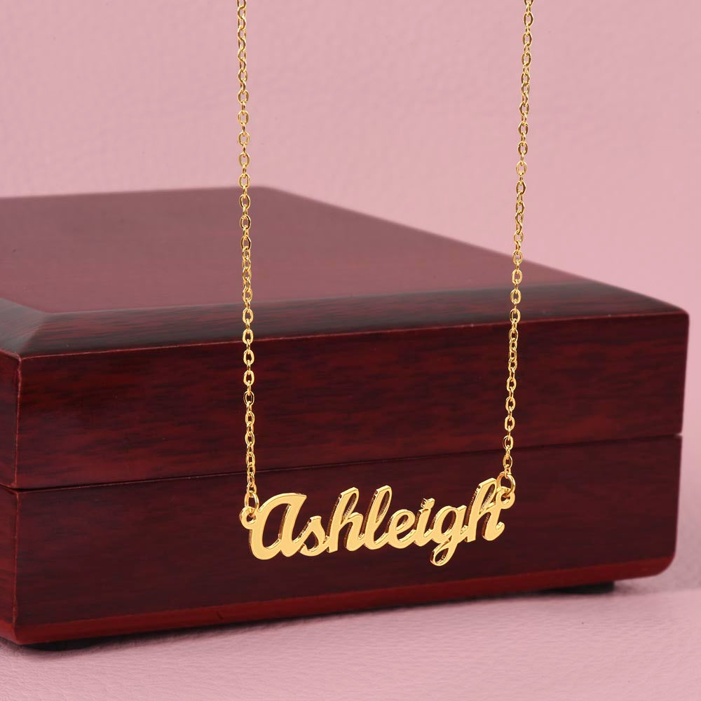 Personalized Name Necklace – Custom Cursive Name Jewelry Gift for Her